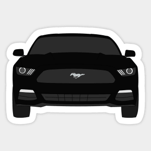 Ford Mustang Front End Shadow Black Sticker